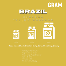 Load image into Gallery viewer, Brazil Cerrado Yellow Bourbon - Single Origin